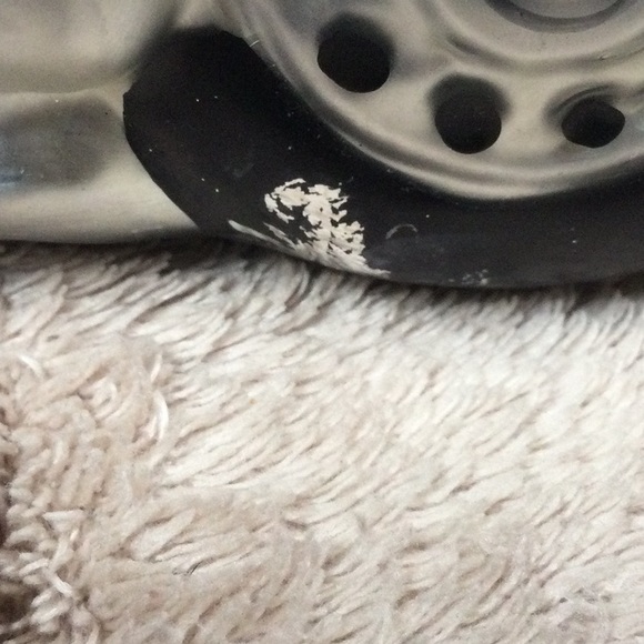 Harley style motorcycle glitter painted Christmas ornament - Picture 4 of 8